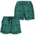 Polynesian Lauhala Mix Turquoise Women's Short Women Turquoise - Polynesian Pride