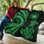 Samoa Premium Quilt - Green Tentacle Turtle - Polynesian Pride