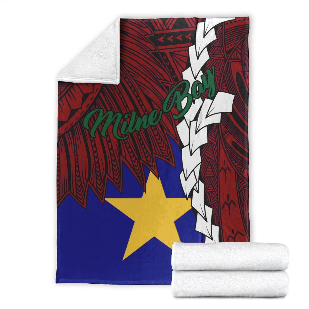 Papua New Guinea Milne Bay Province Polynesian Blanket - Tribal Wave Tattoo - Polynesian Pride