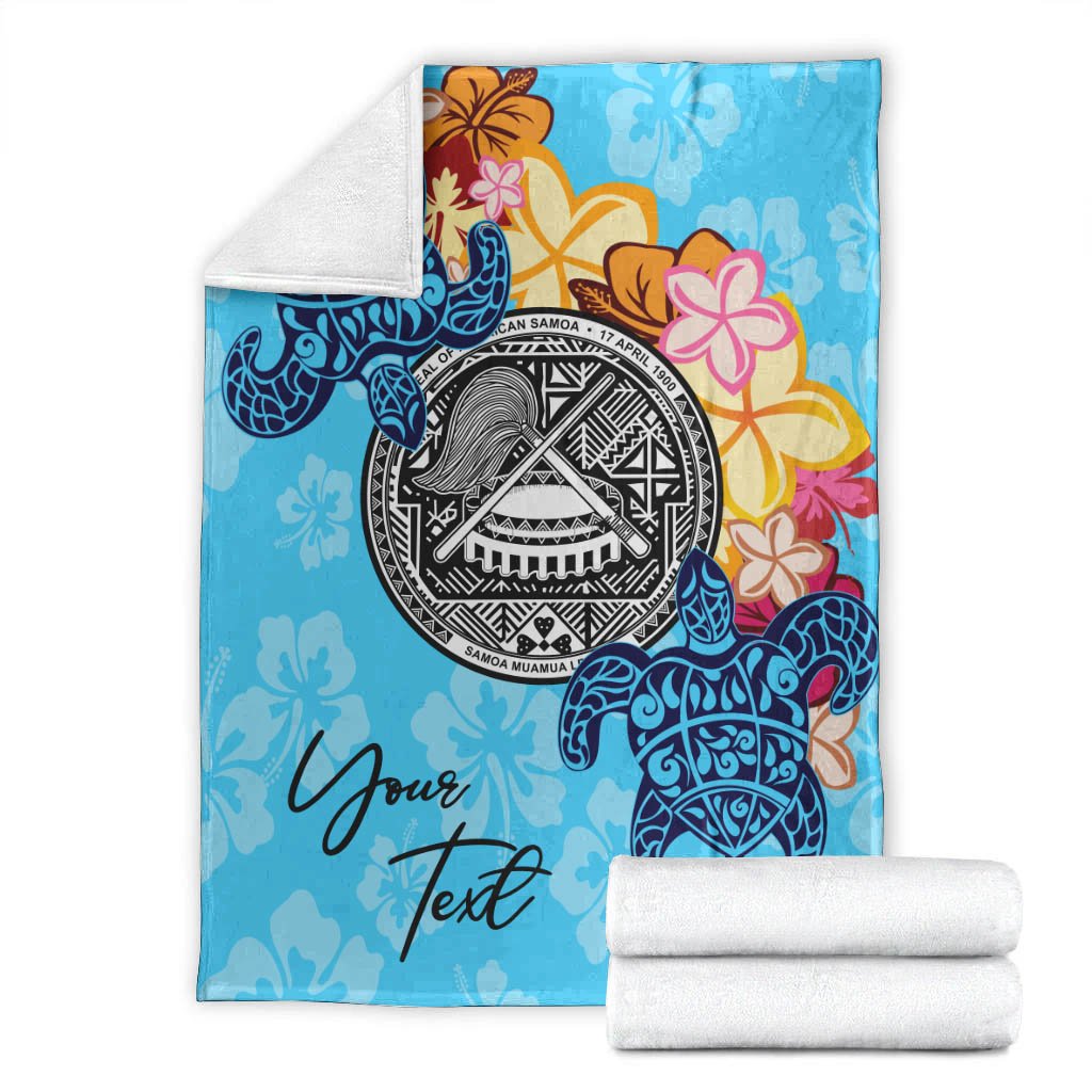 American Samoa Custom Personalised Premium Blanket - Tropical Style - Polynesian Pride