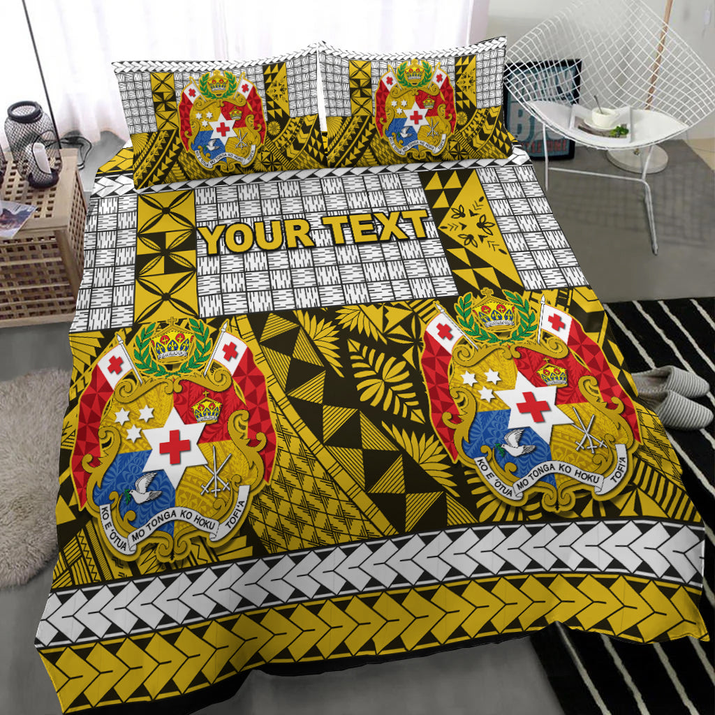 (Custom Personalised) Tonga Bedding Set Be Unique Version 03 Yellow LT13 Yellow - Polynesian Pride