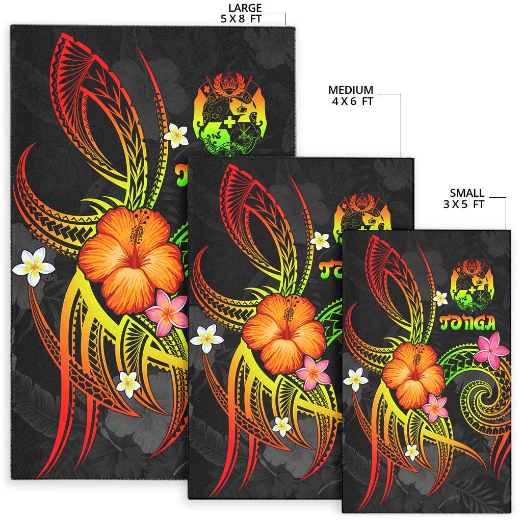 Tonga Polynesian Area Rug - Legend of Tonga (Raggae) - Polynesian Pride