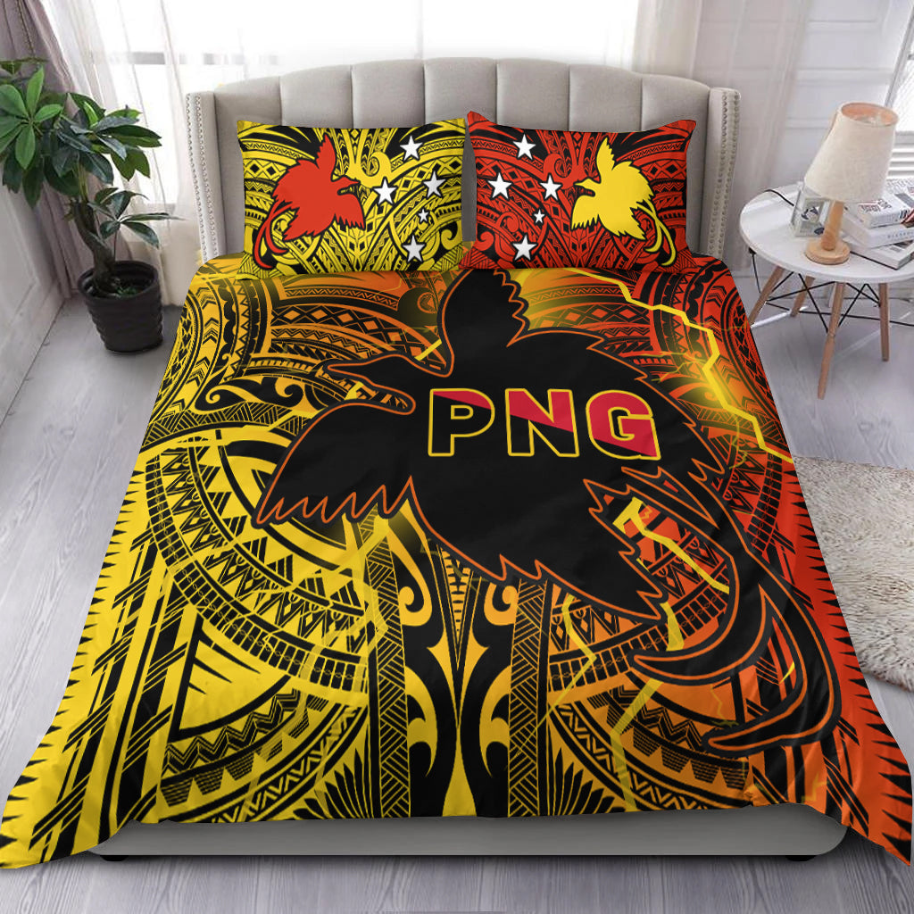 Papua New Guinea Bedding Set Stalwart Polynesian Special LT13 3 Pieces Bedding Set Red - Polynesian Pride