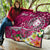 Fiji Custom Personalised Premium Quilt - Turtle Plumeria (Pink) - Polynesian Pride