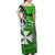 Wallis et Futuna Off Shoulder Long Dress Be Unique Green LT13 - Polynesian Pride