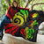 Northern Mariana Islands Premium Quilt - Reggae Tentacle Turtle - Polynesian Pride