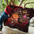 Vanuatu Polynesian Personalised Premium Quilt - Legend of Vanuatu (Red) - Polynesian Pride