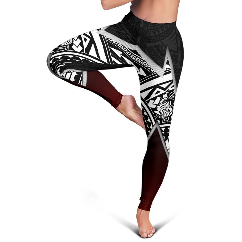 New Caledonia Polynesian Women Legging - Lighting Piece - Polynesian Pride