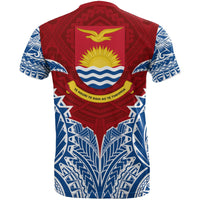 Kiribati Premium T Shirt Kiribati Coat Of Arms Polynesian Tattoo - Polynesian Pride