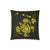 Hawaiian Map Turtle Ohana Hibiscus Kakau Polynesian Pillow Cover - Yellow One Size Zippered Pillow Case 18"x18"(Twin Sides) Yellow - Polynesian Pride