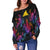 Tokelau Women's Off Shoulder Sweaters - Sea Turtle In Tribal Polynesian Style - Polynesian Pride