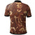 Polynesian Polo Shirt Tribal Fabric Patchwork Style - Polynesian Pride