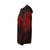 Maori Tattoo Style All Over Zip Hoodie Red Version - Polynesian Pride