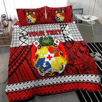 (Custom Personalised) Tonga Bedding Set Be Unique Version 02 Red LT13 - Polynesian Pride