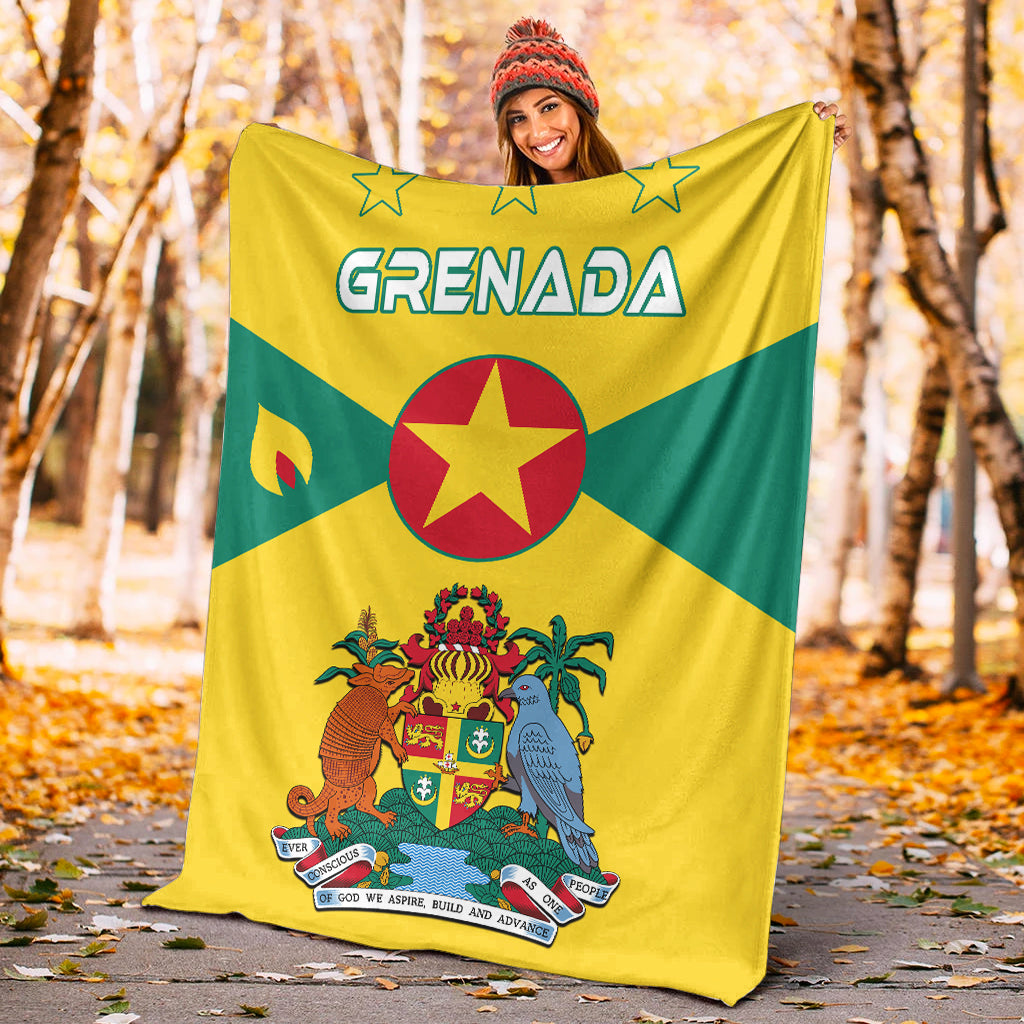 Grenada Premium Blanket Power Grenada Mix Coat of Arms LT13 - Polynesian Pride