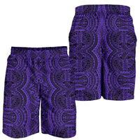 Polynesian Symmetry Violet Men's Short Men's Shorts Violet - Polynesian Pride