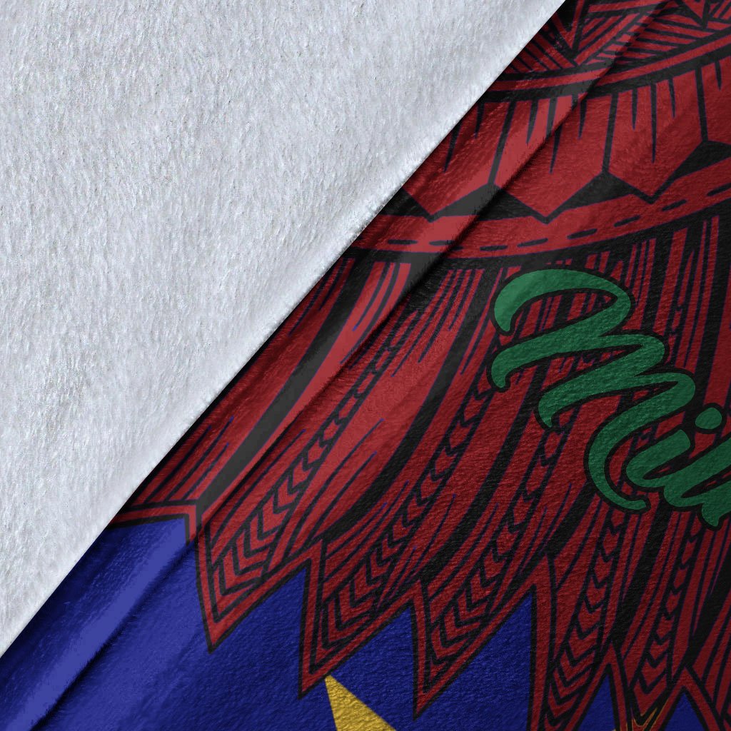 Papua New Guinea Milne Bay Province Polynesian Blanket - Tribal Wave Tattoo - Polynesian Pride