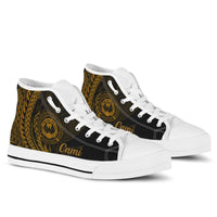 Northern Mariana Islands High Top Shoes - Wings Style - Polynesian Pride