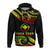 Custom Hawaii Hoodie Tribal Pattern Reggae LT12 - Polynesian Pride