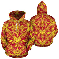 Polynesian Tribal Hoodie 03 Unisex White - Polynesian Pride
