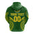 Custom Cook Islands Rugby Hoodie Tribal Pattern LT12 - Polynesian Pride