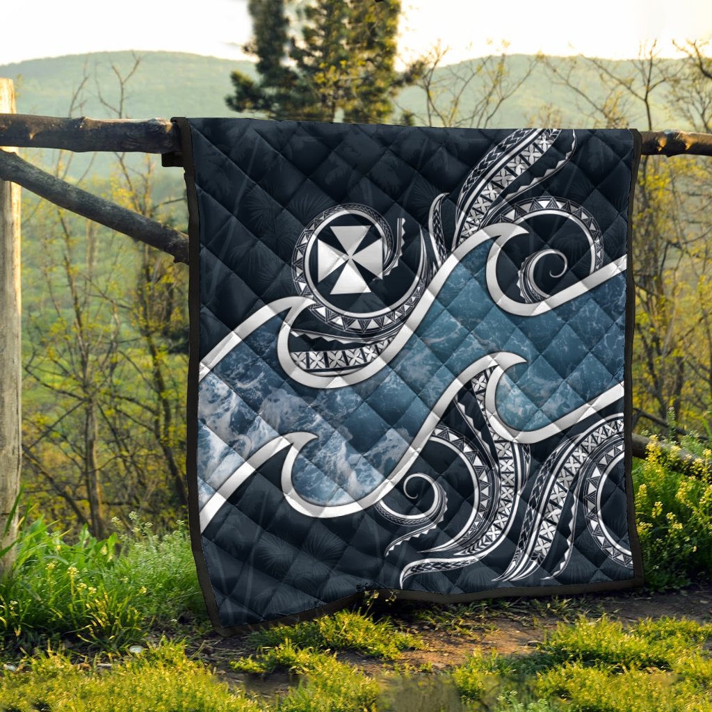Wallis and Futuna Polynesian Premium Quilt - Ocean Style - Polynesian Pride