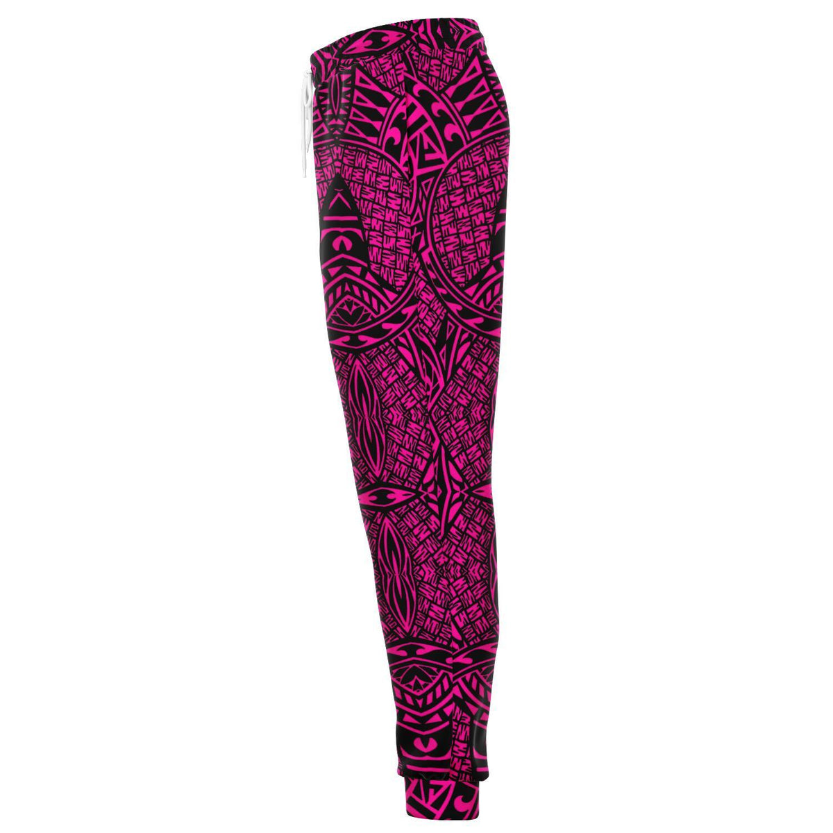 Polynesian Lauhala Mix Pink Joggers - Polynesian Pride