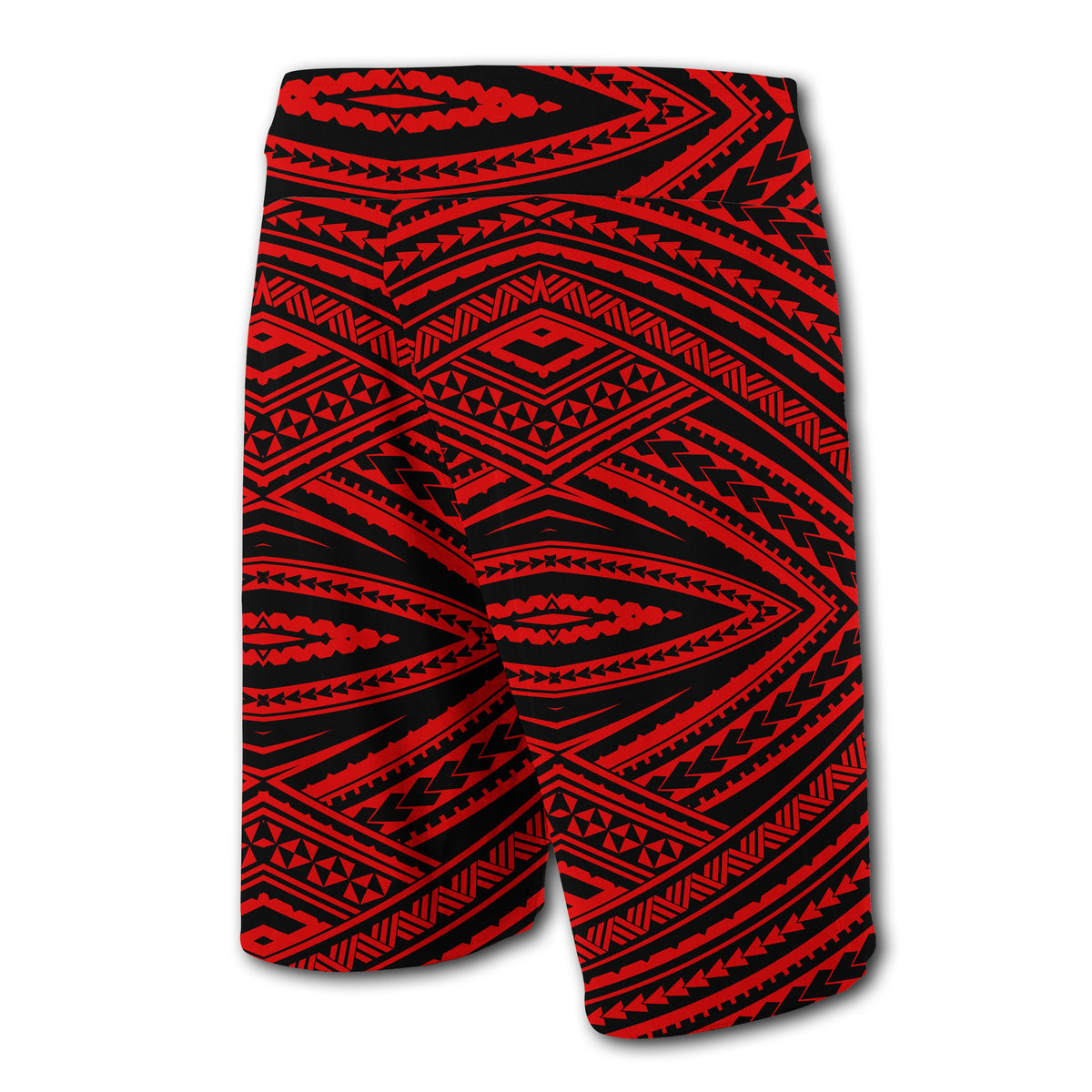 Hawaii Polynesian Tatau Board Shorts Red - Polynesian Pride