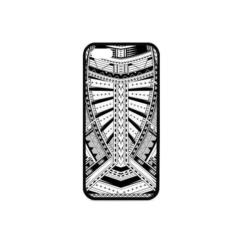 Polynesian 22 Rubber Phone Case One Size iPhone 5/5s Black - White - Polynesian Pride