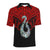 Maori Tattoo Polo Shirt Hei Matau Abalone Red - Polynesian Pride