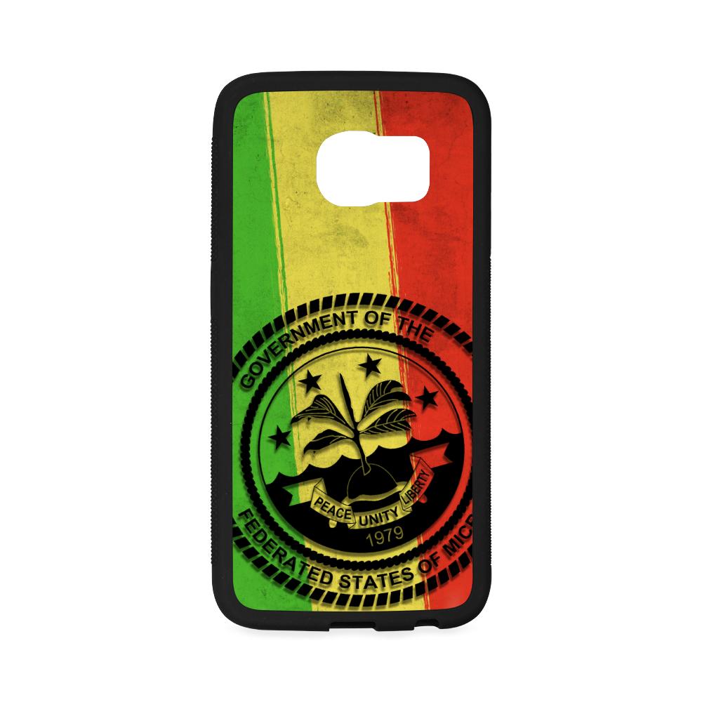Federated States of Micronesia Coat Of Arms Reggae Phone Case One Size Samsung Galaxy S6 Edge Reggae - Polynesian Pride