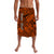 Custom Polynesia Lavalava Ngatu Tonga Pattern Special Orange LT13 Orange - Polynesian Pride