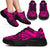 Polynesian Plumeria Mix Pink Black Chunky Sneakers - Polynesian Pride