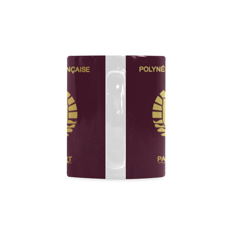 French Polynesia Passport White Mug - Polynesian Pride