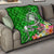 Fiji Premium Quilt - Turtle Plumeria (Green) - Polynesian Pride