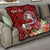 Fiji Custom Personalised Premium Quilt - Turtle Plumeria (Red) - Polynesian Pride