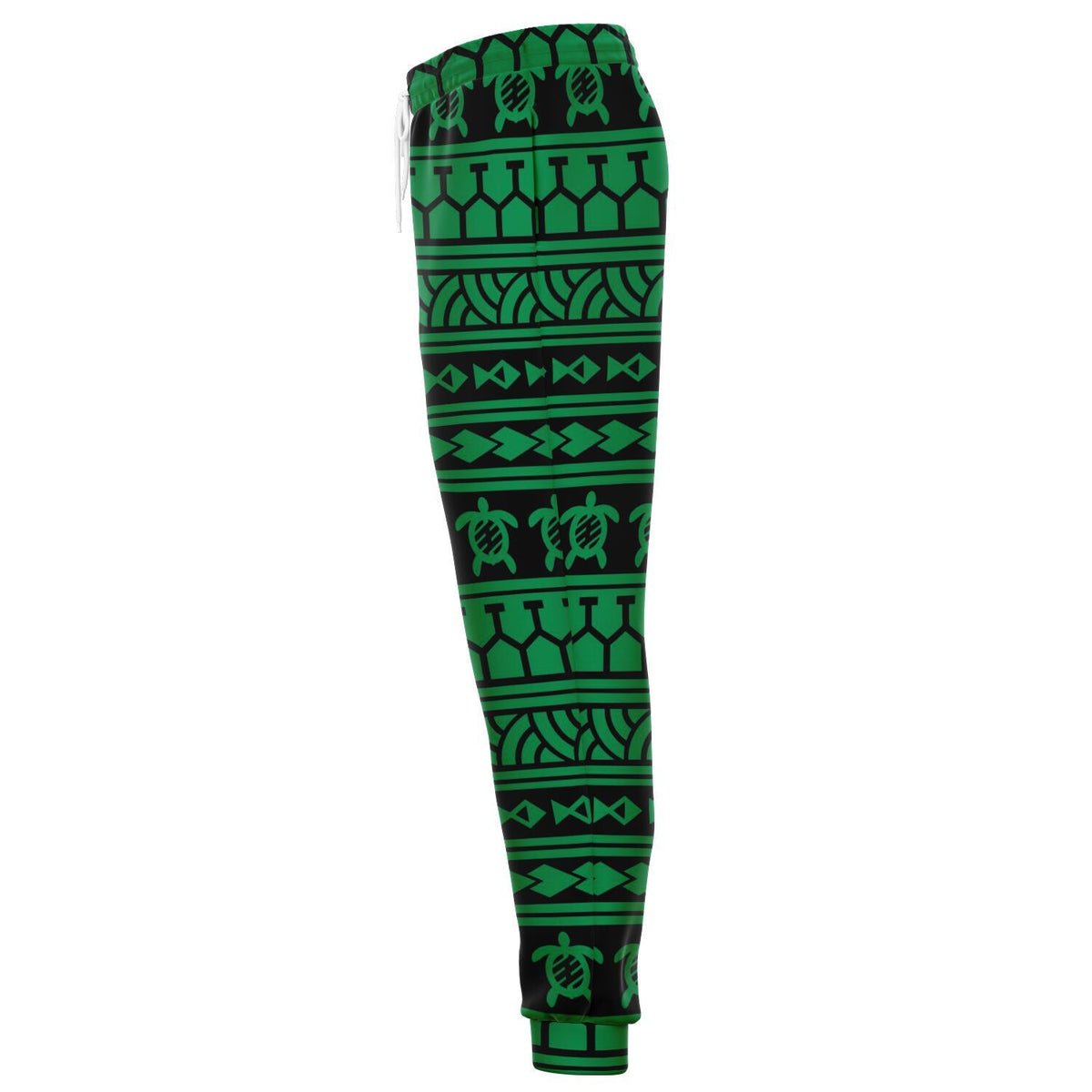 Polynesian Tattoo Tribal Green Joggers - Polynesian Pride
