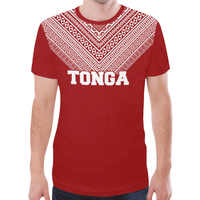Tonga Athletic T Shirt A0 Unisex Red - Polynesian Pride