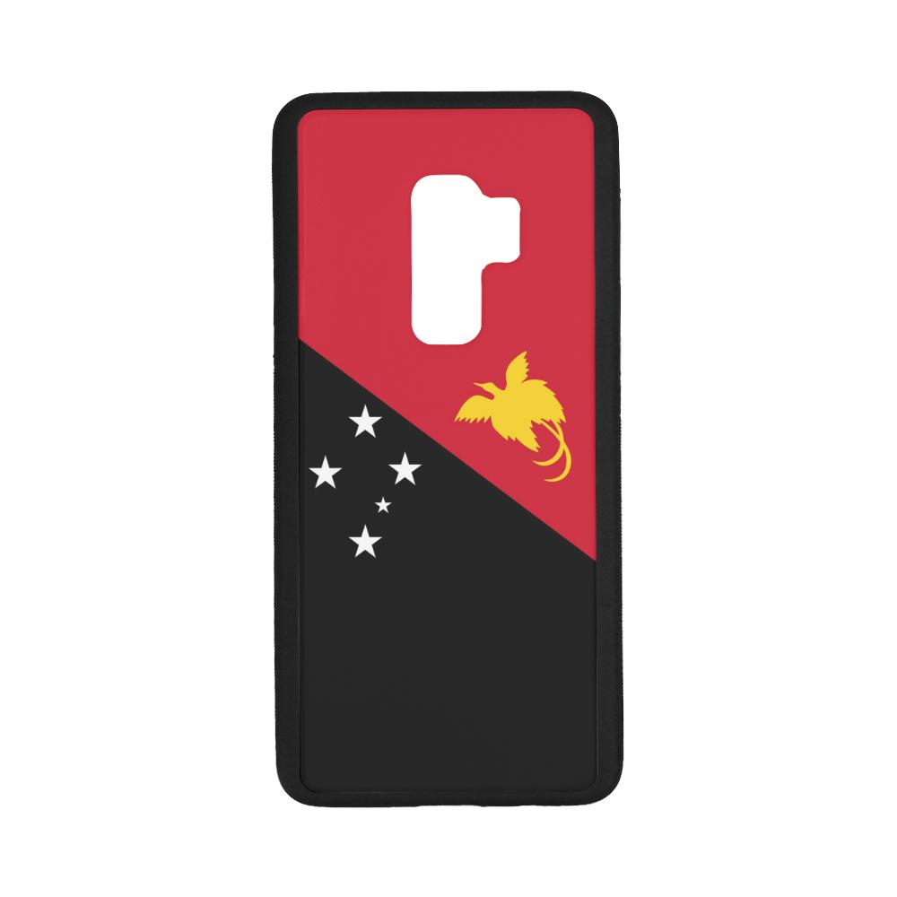 Papua New Guinea Flag Phone Case One Size Samsung Galaxy S9 Plus Red & Black - Polynesian Pride