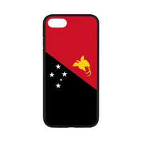Papua New Guinea Flag Phone Case One Size iPhone 8 (4.7”) Red & Black - Polynesian Pride