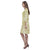 Polynesian Floral Rhea Loose Round Neck Dress - White Golden Version - Polynesian Pride