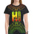 Hawaii All Over Print T Shirt Hawaii Map Polynesian Tattoo Style Reggae Version - Polynesian Pride