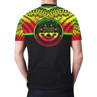 Chuuk States New All Over Print T Shirt Chuuk Love & F S M Seal Reggae Version - Polynesian Pride