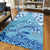 Hawaii Dolphin Couple Valentine's Hibiscus Area Rug - Tender Style - AH - Polynesian Pride