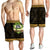 American Samoa Men's Shorts - Polynesian Gold Patterns Collection - Polynesian Pride