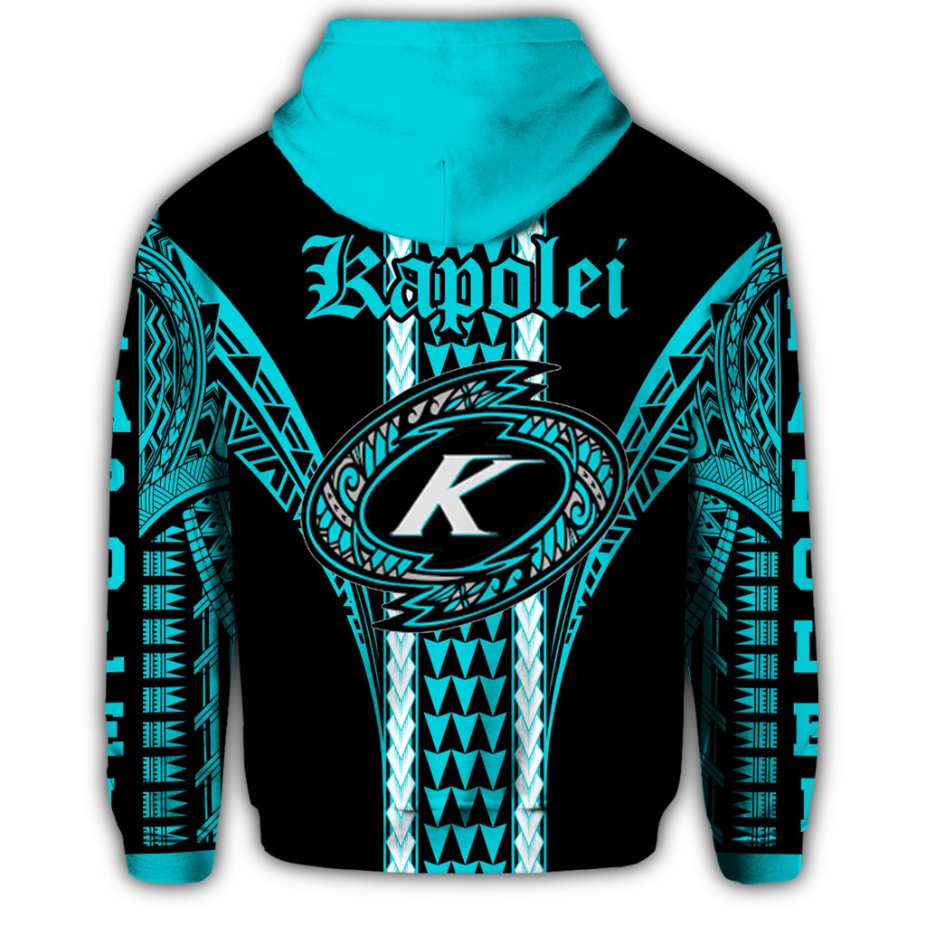 Hawaii Hoodie Kapolei High Football Jersey Hoodie - Polynesian Pride