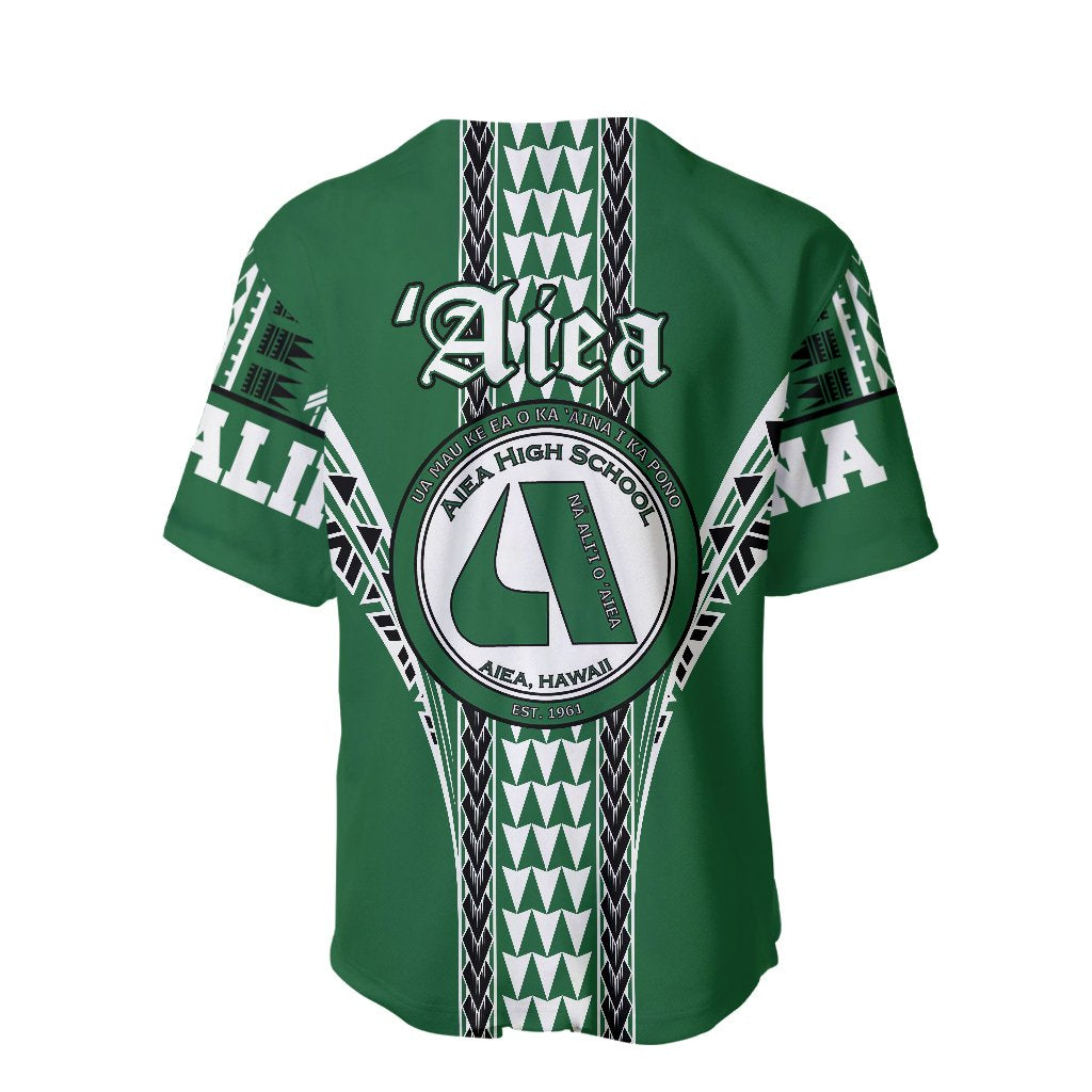 Hawaii Baseball Jersey - Aiea High Baseball Jersey Shirt AH - Polynesian Pride