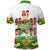 Custom Aloha Poly Fest 10th Annual Polo Shirt Tropical Palm Leaf Flower LT9 - Polynesian Pride