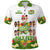 Custom Aloha Poly Fest 10th Annual Polo Shirt Tropical Palm Leaf Flower LT9 Adult White - Polynesian Pride