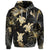 Custom Hawaiian Golden Tropical Turtle Hoodie - Polynesian Pride